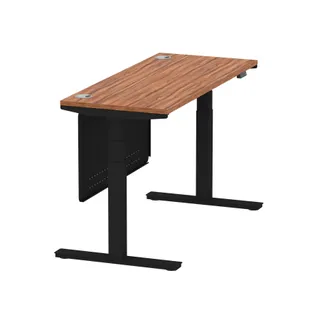 Air Height Adjustable Slimline Desk With Cable Ports