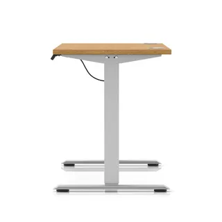 Air Lite Height Adjustable Slimline Desk With Cable Ports