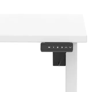 Air Lite Height Adjustable Desk With Scalloped Edge