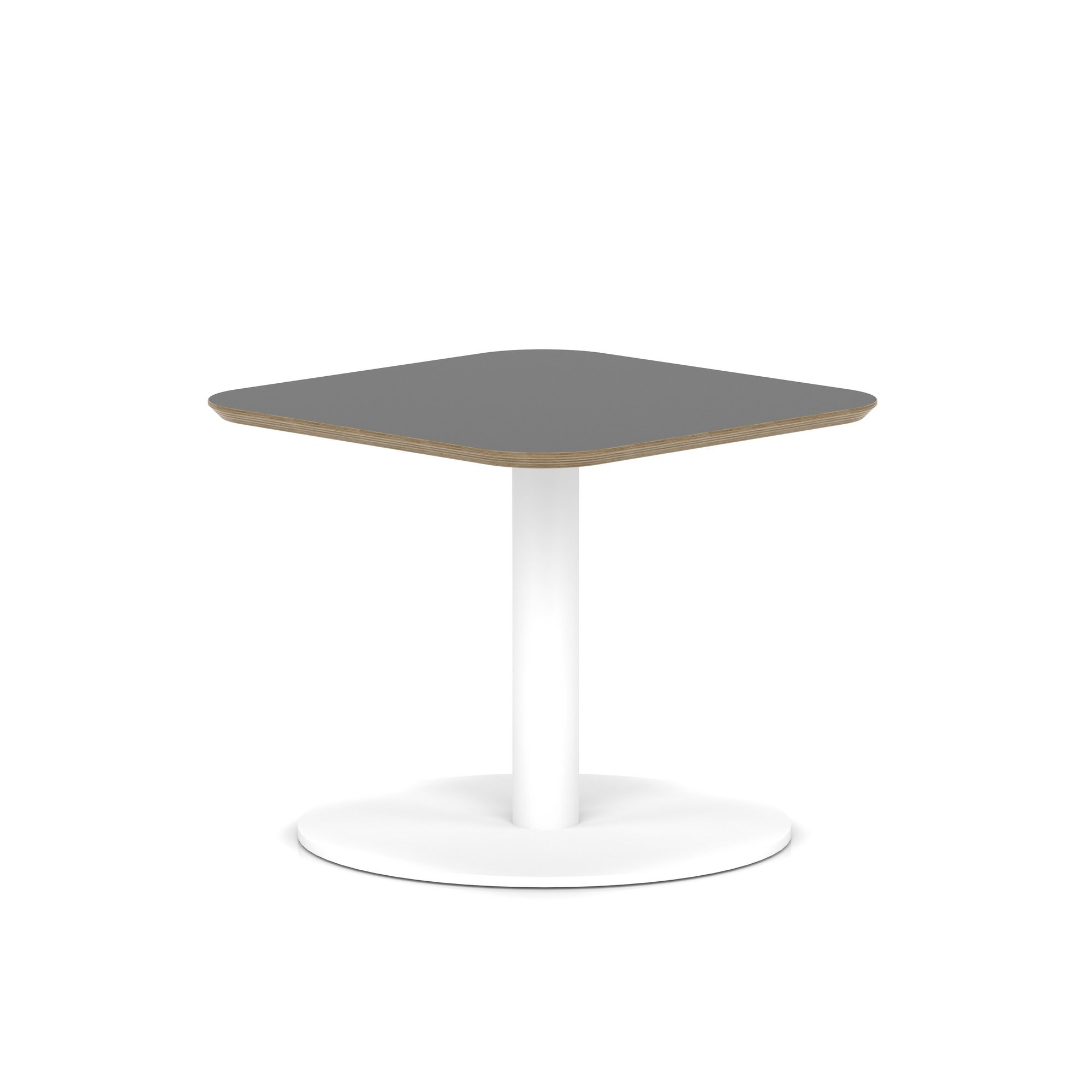 Brixworth Square Coffee Table With Disc Base