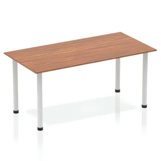 Impulse Straight Table With Post Leg