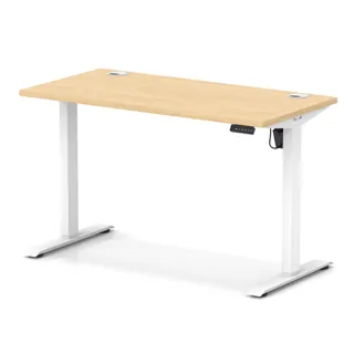 EE - Air Lite Height Adjustable Slimline Desk With Cable Ports