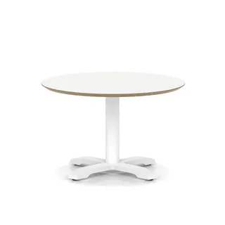 Brixworth Round Coffee Table With Cross Base