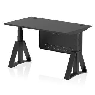 Air Height Adjustable Desk With Cable Ports
