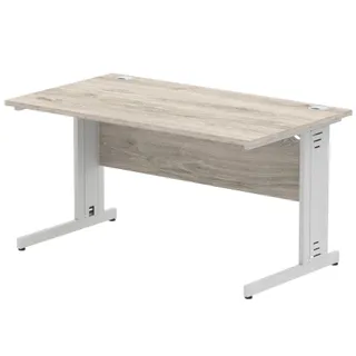 Impulse Straight Desk Cable Managed Leg