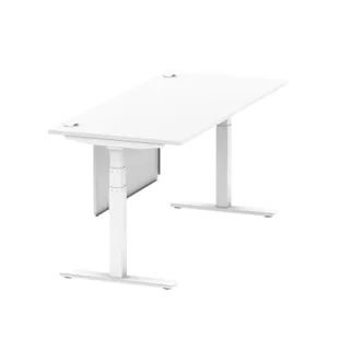 Air Height Adjustable Desk With Cable Ports