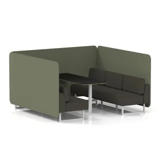 Brixworth Bench Booth in Two Tone