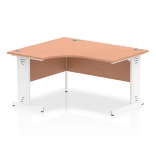 Impulse Crescent Desk Cable Managed Leg