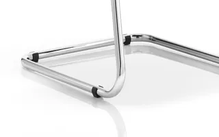 Portland Mesh Back Cantilever Visitor Chair with Arms