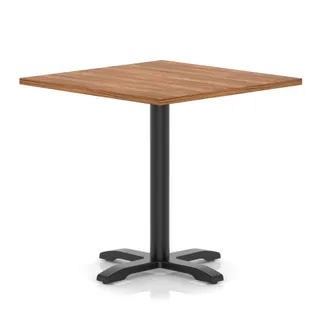 EE - Italia Square Poseur Table With Cross Base