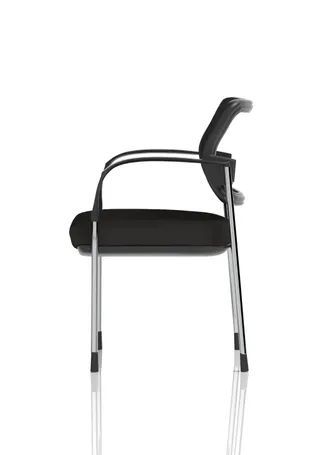 Brunswick Deluxe Medium Back Stacking Visitor Office Chair with Arms
