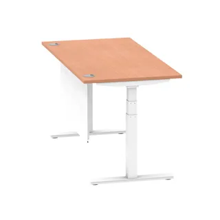 Air Height Adjustable Desk With Cable Ports