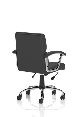 Desire Medium Back Leather Executive Office Chair with Arms