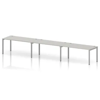 Impulse Single Row Bench Desk - 3 Person