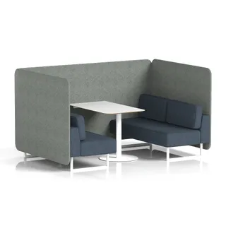 Brixworth Bench Booth in Two Tone