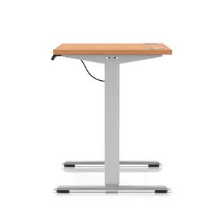 Air Lite Height Adjustable Slimline Desk With Cable Ports
