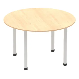 Impulse Round Table With Post Leg