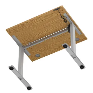 Air Lite Height Adjustable Desk With Cable Ports