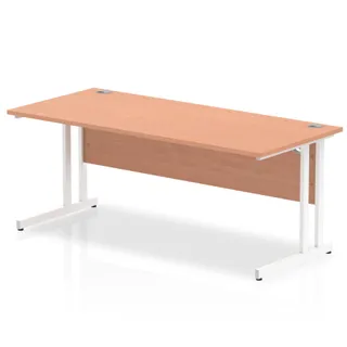 Impulse Straight Desk Cantilever Leg
