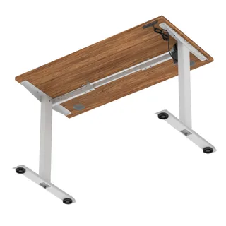 Air Lite Height Adjustable Slimline Desk With Cable Ports