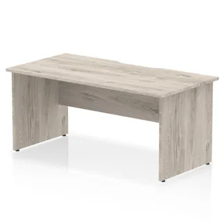 Impulse Scalloped Edge Straight Desk Panel End Leg