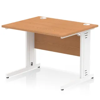 Impulse Straight Desk Cable Managed Leg