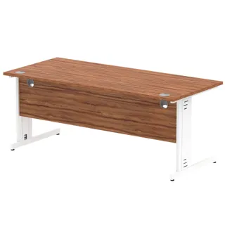 Impulse Straight Desk Cable Managed Leg