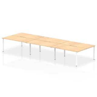 Evolve Plus B2B Bench Desk - 6 Person