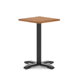 EE - Italia Square Poseur Table With Cross Base
