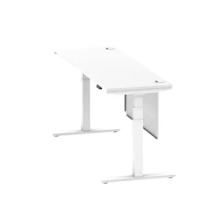 Air Height Adjustable Slimline Desk With Cable Ports