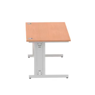 Impulse Straight Desk Cable Managed Leg