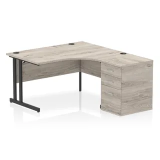 EE - Impulse Cantilever Crescent Desk Workstation