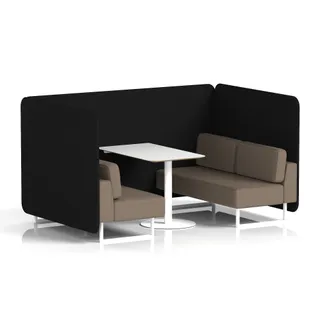 Brixworth Bench Booth in Two Tone