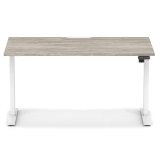Air Lite Height Adjustable Desk With Scalloped Edge