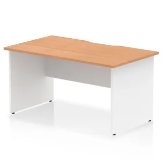 Impulse Scalloped Edge Straight Desk Panel End Leg