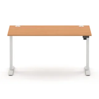 Air Lite Height Adjustable Desk With Cable Ports