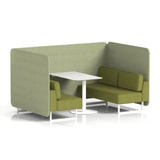 Brixworth Bench Booth in Two Tone
