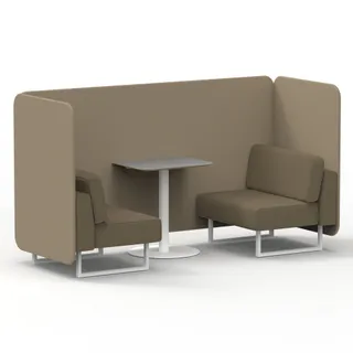 Brixworth Bench Booth in Two Tone