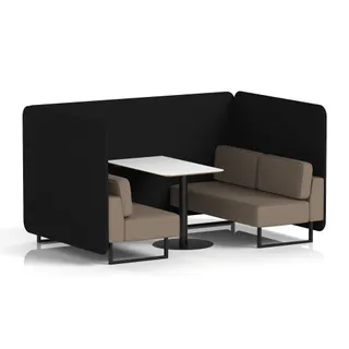Brixworth Bench Booth in Two Tone