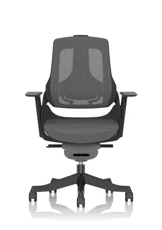Zure High Back Black Shell Executive Office Chair with Arms