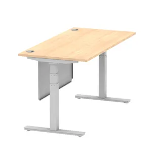 Air Height Adjustable Desk With Cable Ports