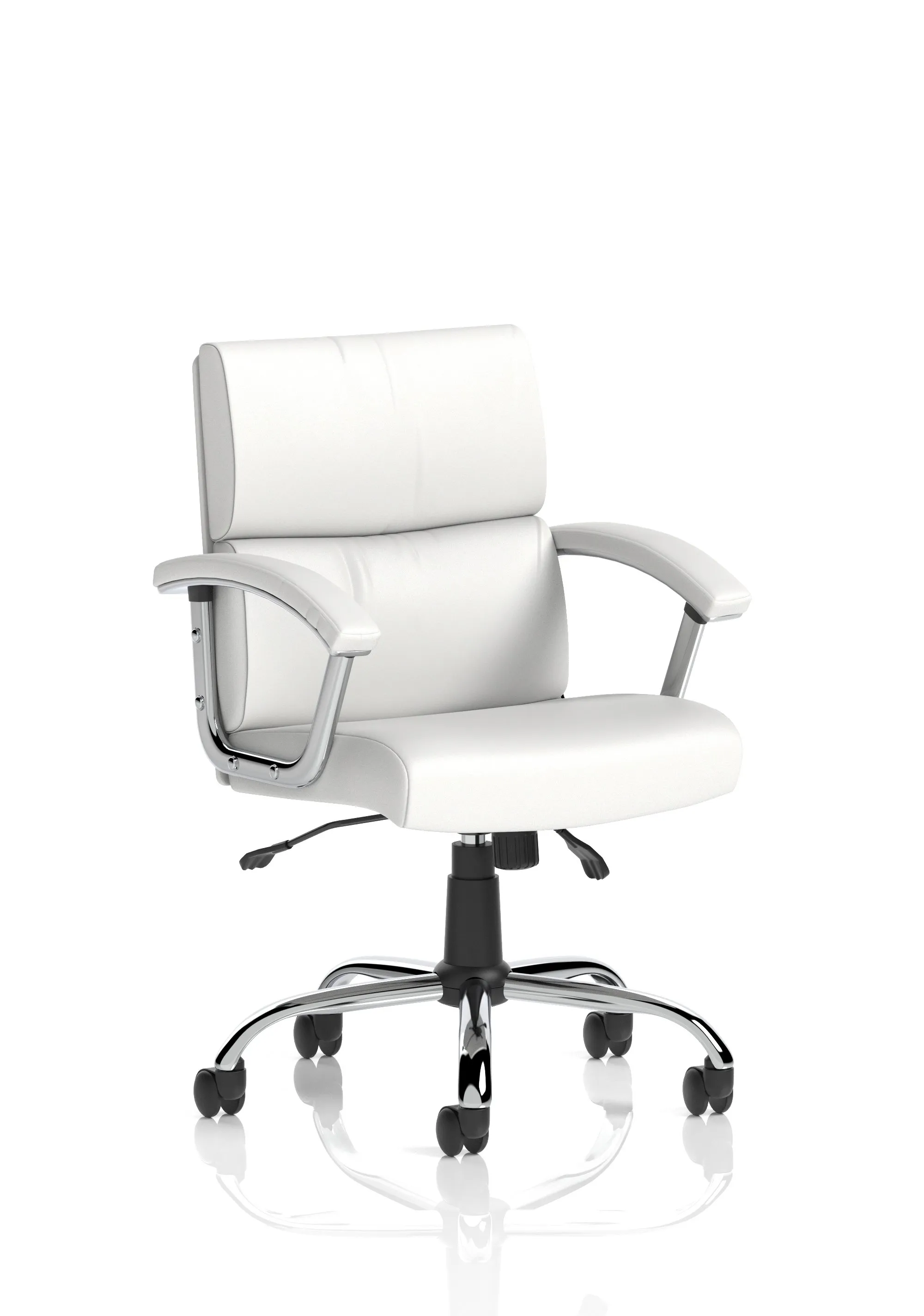 Desire Medium Back Leather Executive Office Chair with Arms