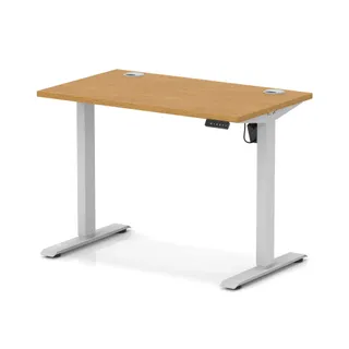 OE - Air Lite Height Adjustable Slimline Desk With Cable Ports