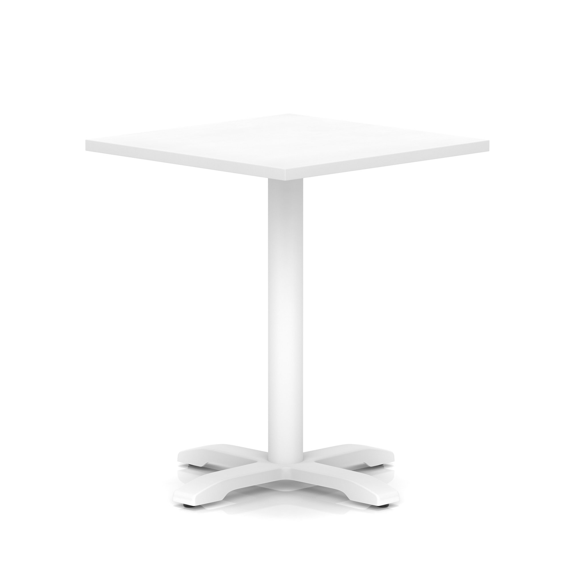 Italia Square Poseur Table With Cross Base