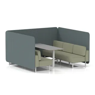 Brixworth Bench Booth in Two Tone