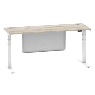 Air Height Adjustable Slimline Desk With Cable Ports