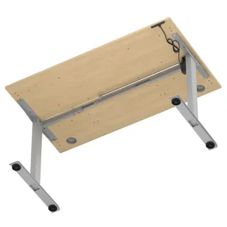 Air Lite Height Adjustable Desk With Cable Ports