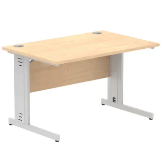 Impulse Straight Desk Cable Managed Leg