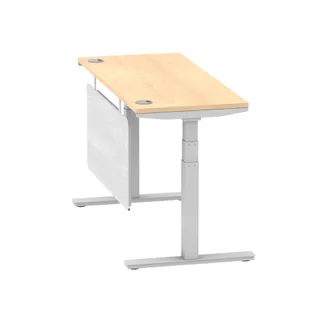 Air Height Adjustable Slimline Desk With Cable Ports