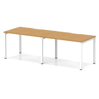 Evolve Plus Single Row Bench Desk - 2 Person